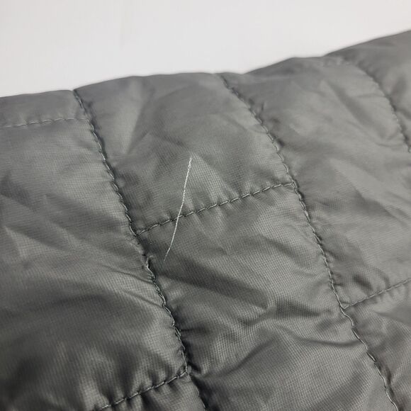 Patagonia Jacket Women Gray Nano Puff Hoody Full Zip Logo Primaloft Pocket M - Picture 11 of 16